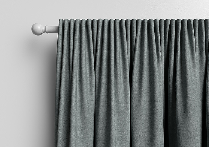 Classic Herringbone (Blackout), Grey - Made to Measure Curtains - Image 10